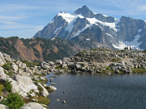 Alpine Lake at Mount Baker Washington
