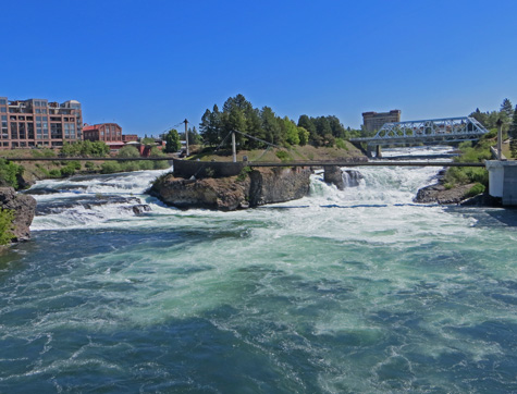 Canada Island in Spokane Washington